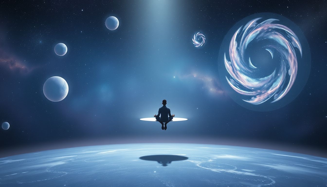 Das Sitzen und Nichtstun im Traum symbolisiert innere Ruhe und Reflexion.