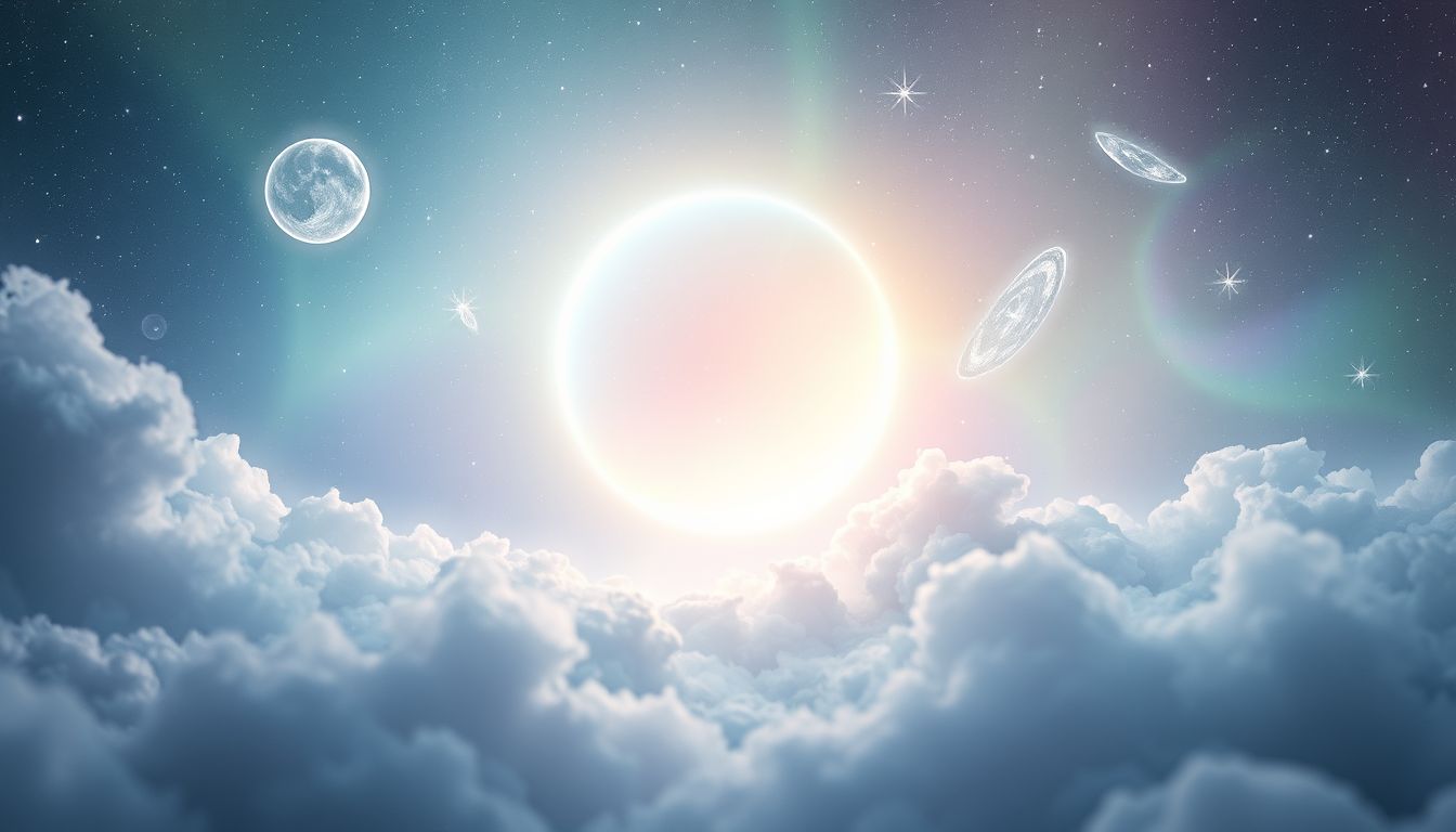 Statisches Nordlicht symbolisiert im Traum innere Stabilität und Geborgenheit.