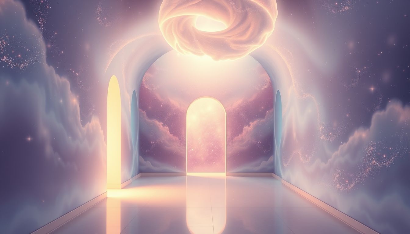 Ein heller Hausflur symbolisiert neue Chancen und Klarheit im Leben.