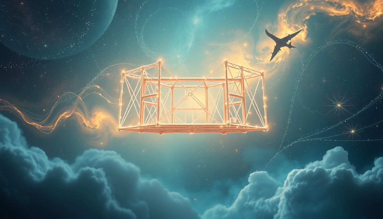 Ein stabiles Gerüst symbolisiert Sicherheit und festen Lebensunterhalt.