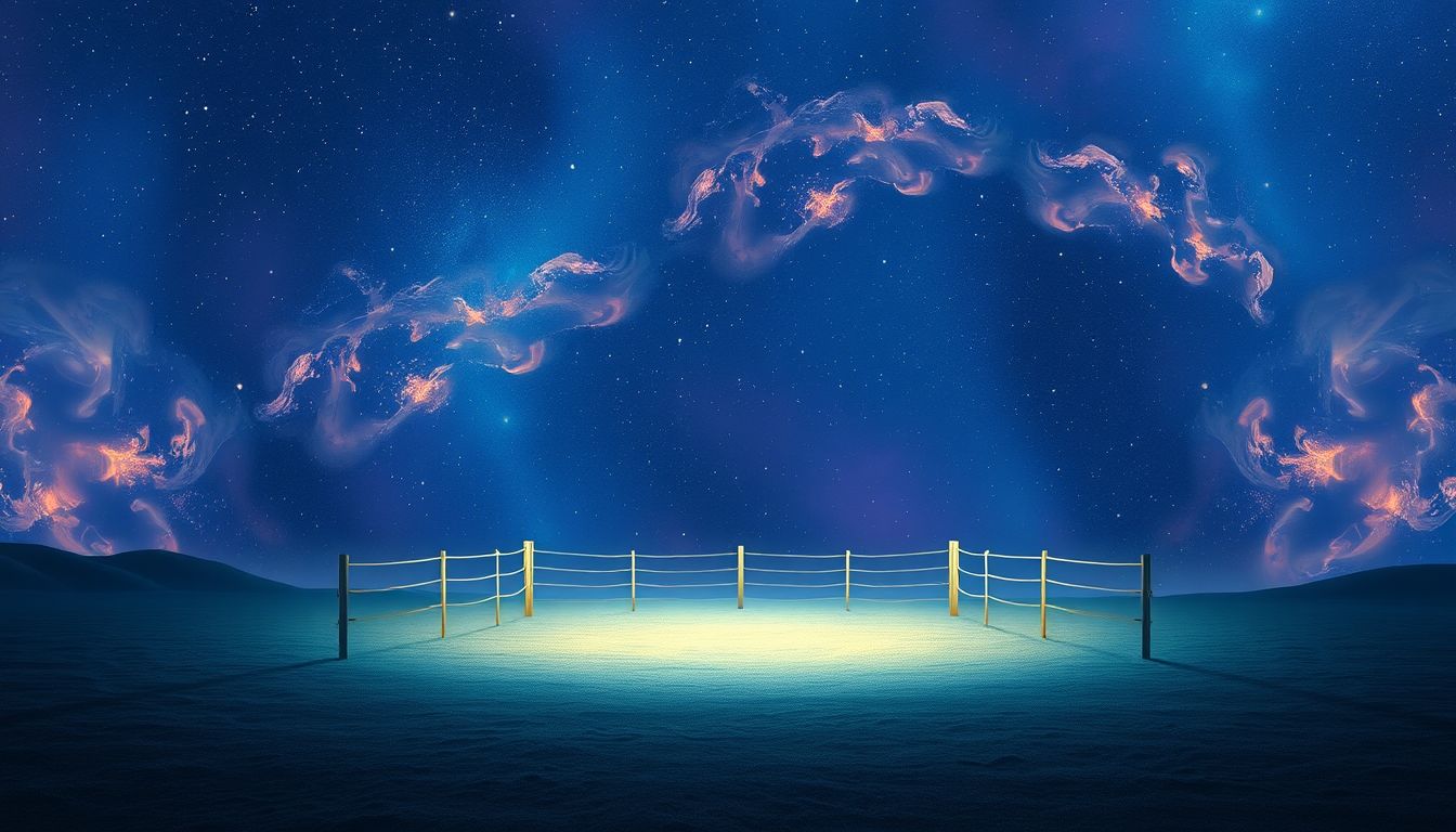 Ein leerer Pferch symbolisiert oft innere Leere und Freiheit.