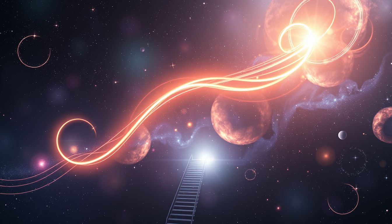 Eine spiralförmige Linie symbolisiert oft persönliche Entwicklung und Wachstum.