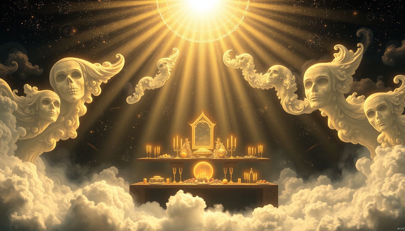 Ein Totenmahl im Traum symbolisiert oft Neuanfang und Loslassen.