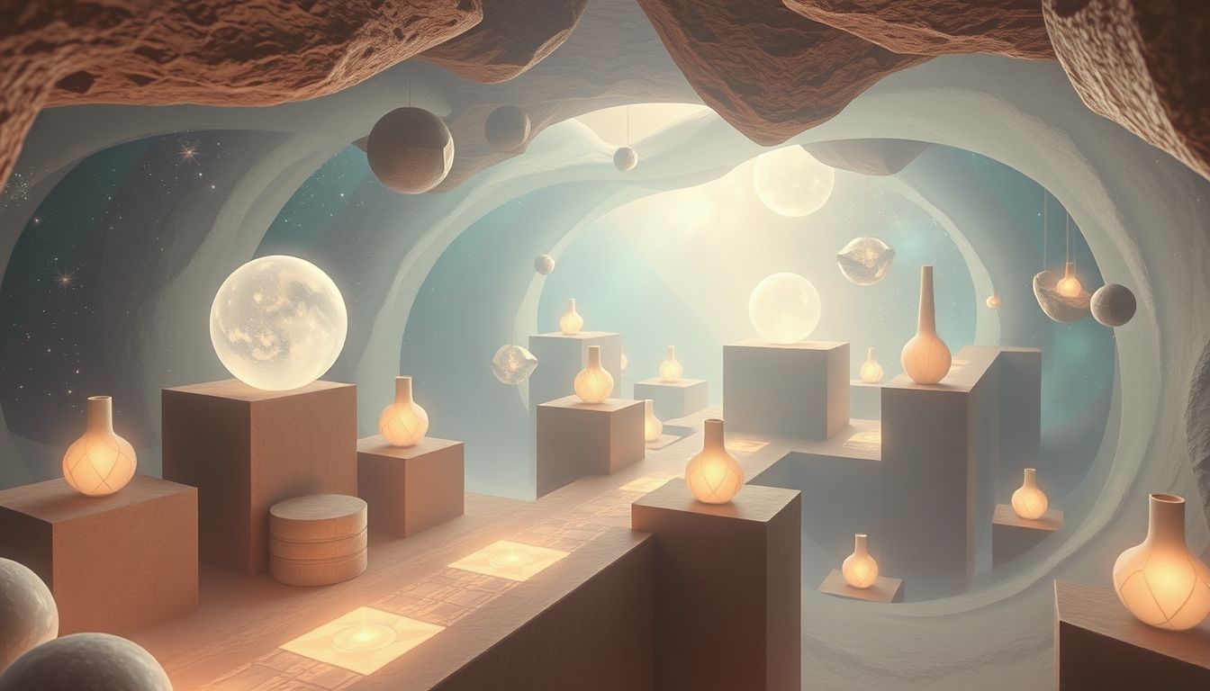 Verloren in einer Schenkstube symbolisiert Unsicherheit im Leben.