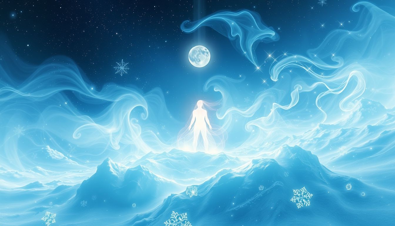 Erfrieren im Traum symbolisiert oft spirituelle Reinigung und Transformation.