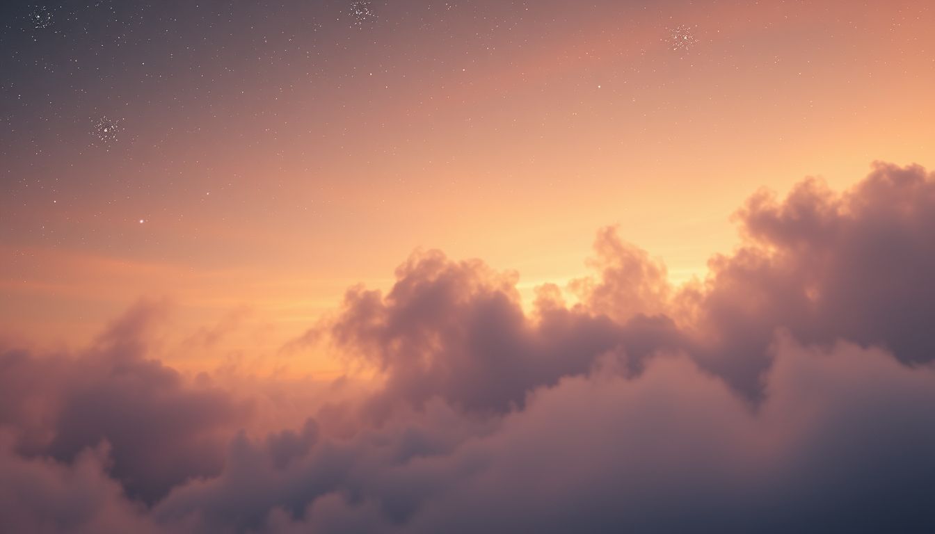 Der Tagesanbruch mit Nebel symbolisiert Hoffnung trotz unsicherer Zukunft.