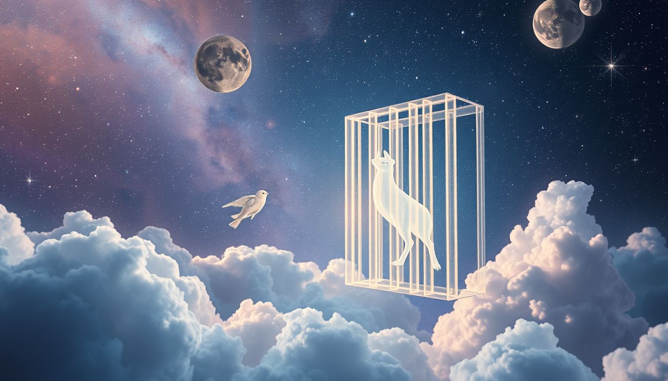 Gitterstäbe im Zoo symbolisieren oft innere Gefangenschaft und Sehnsucht.