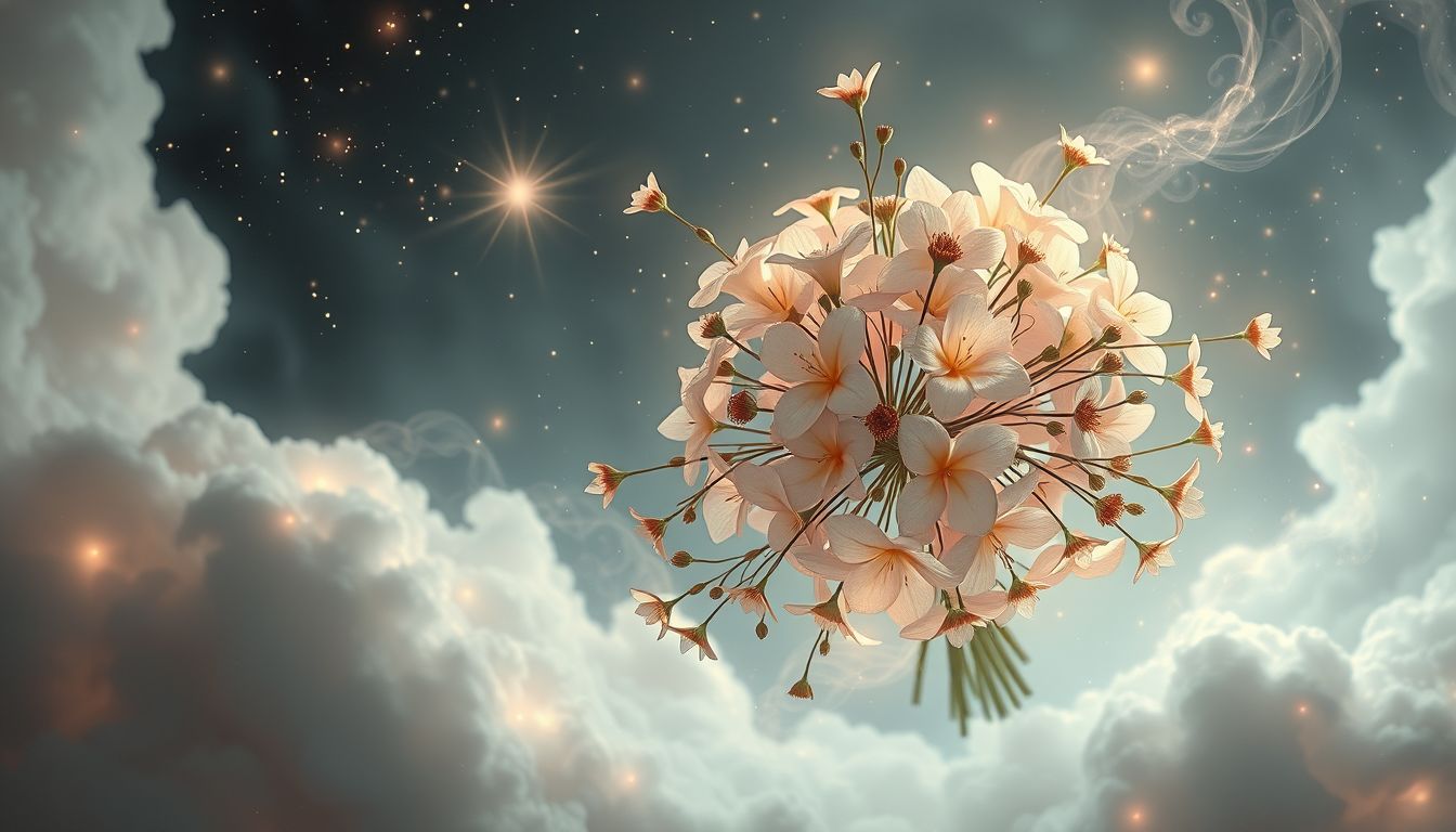 Ein Strauß Reseda symbolisiert Hoffnung und innere Heilung.