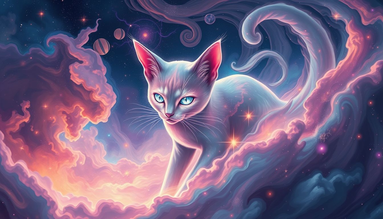 Eine tollwütige Katze symbolisiert unterdrückte Ängste und Aggressionen.