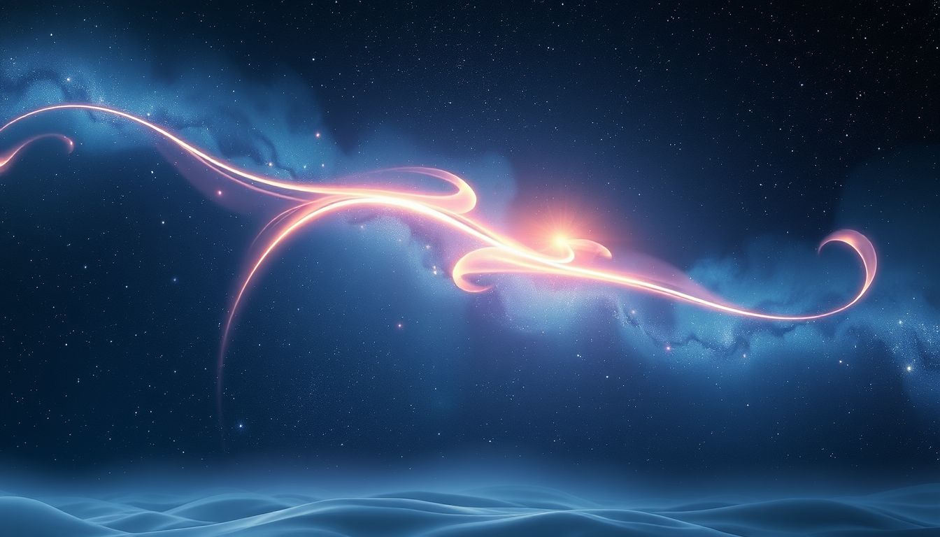 Eine gekrümmte Linie symbolisiert im Traum emotionale Auf- und Abwärtsspuren.