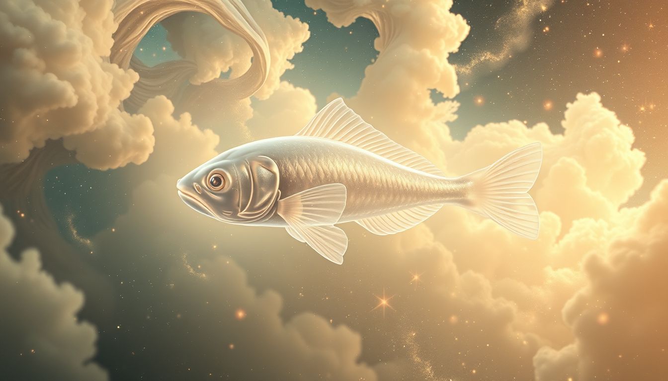 Traum 17 zeigt Flundern als Symbol für unerwartete Freiheit.