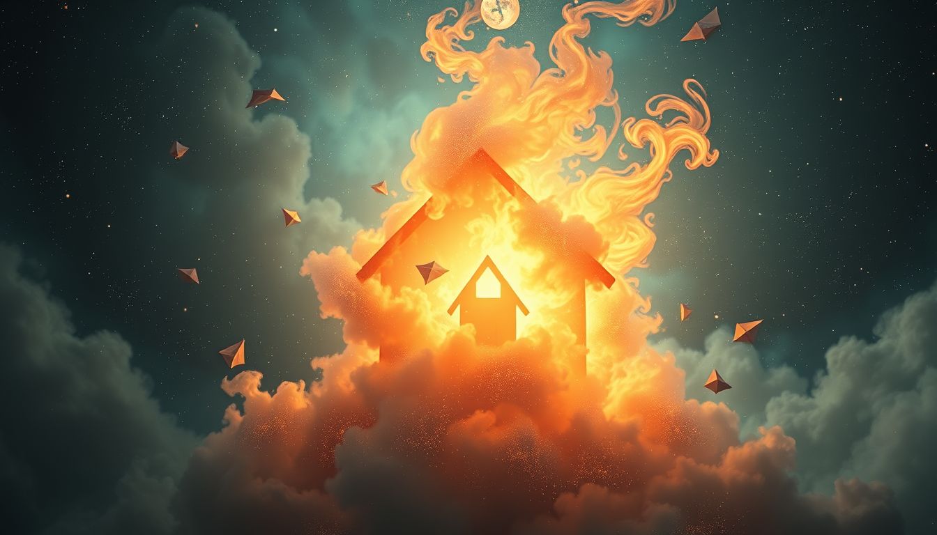 Traum 18 symbolisiert Verlust und tiefe emotionale Trauer im Innern.