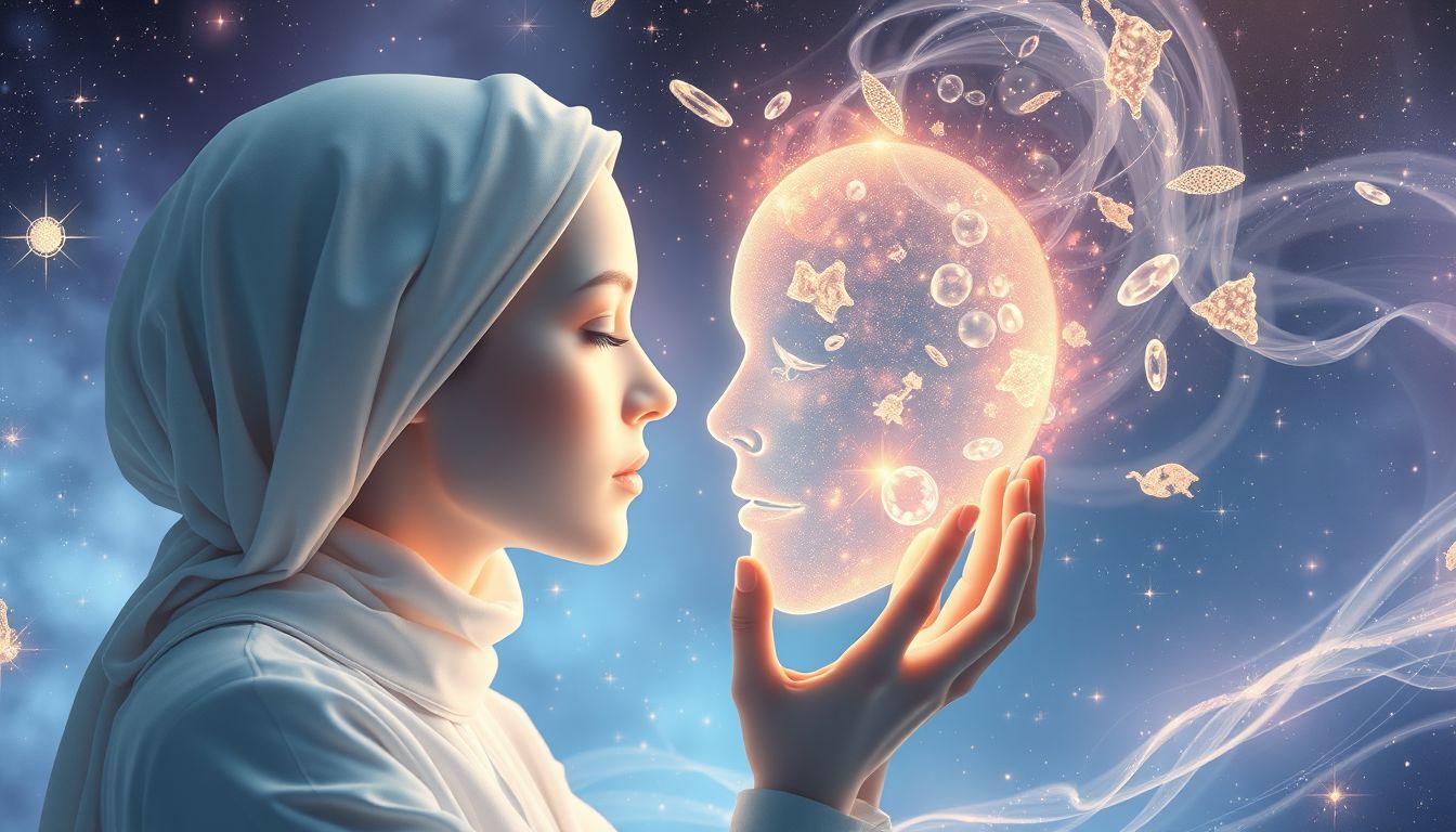 Eine Hautanalyse im Traum symbolisiert Selbsterkenntnis und innere Reinigung.