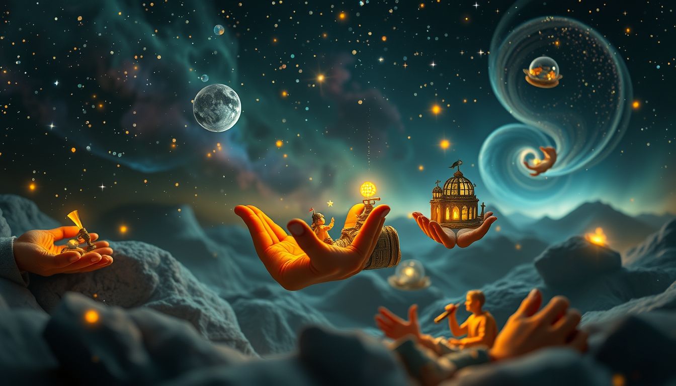 Traum 18 symbolisiert kreative Detailarbeit und geschicktes Handwerk.