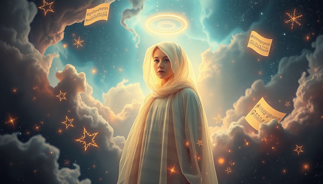 Ein Chorknabe, der Text vergisst, symbolisiert Unsicherheit und Versagensangst.