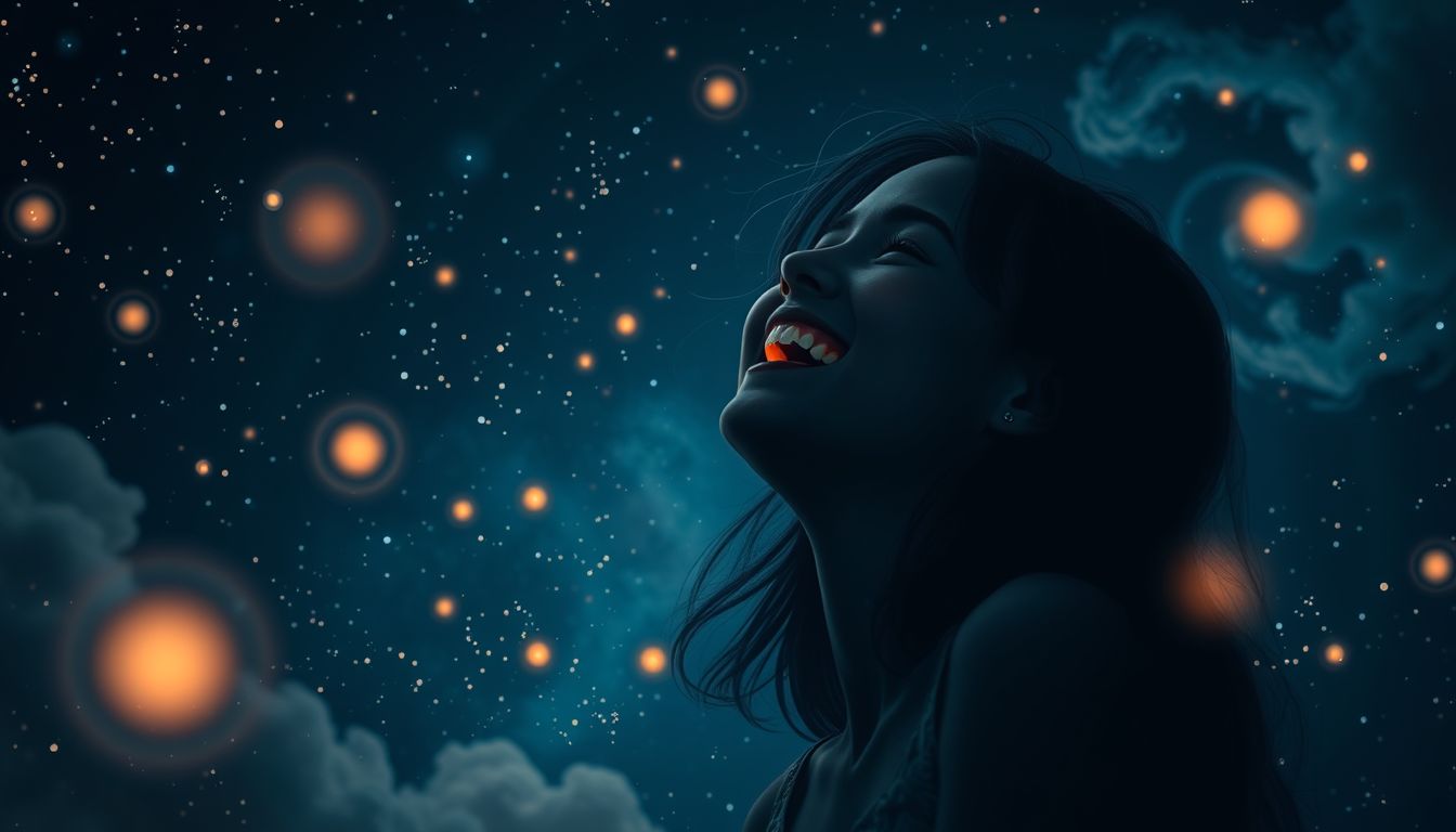 Ein lachendes Teenager-Mädchen symbolisiert oft unbeschwerte Freude und Hoffnung.