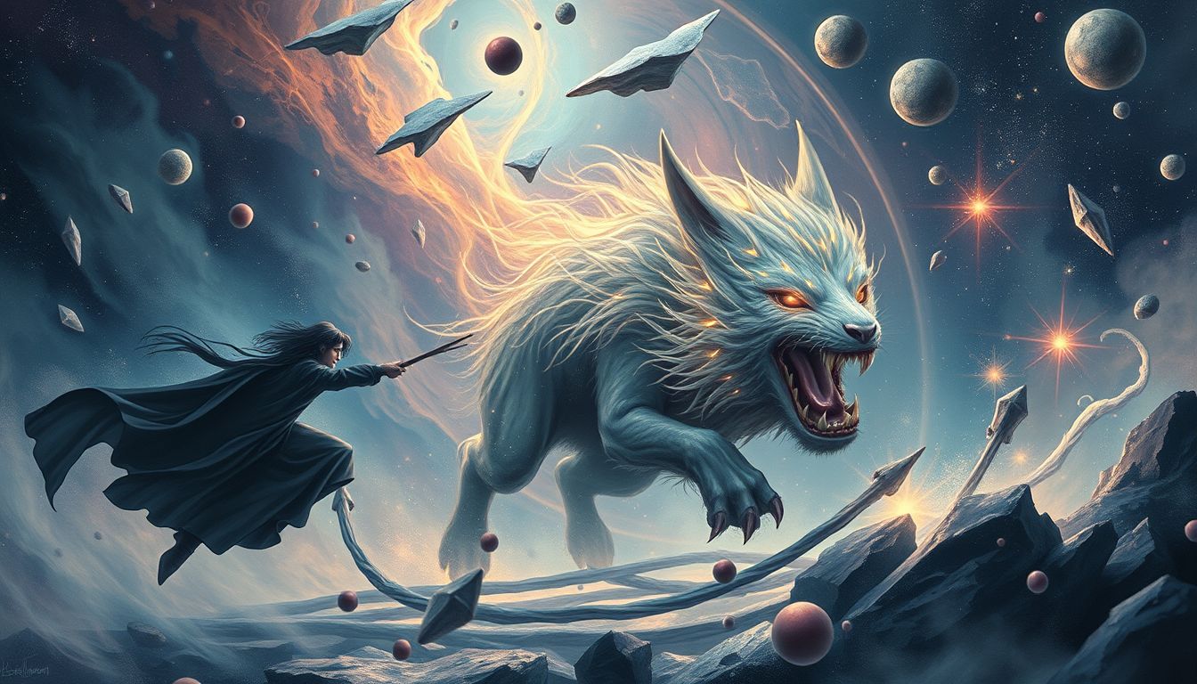 Das jagen tollwütiger Tiere symbolisiert innere Ängste und Kontrolle.