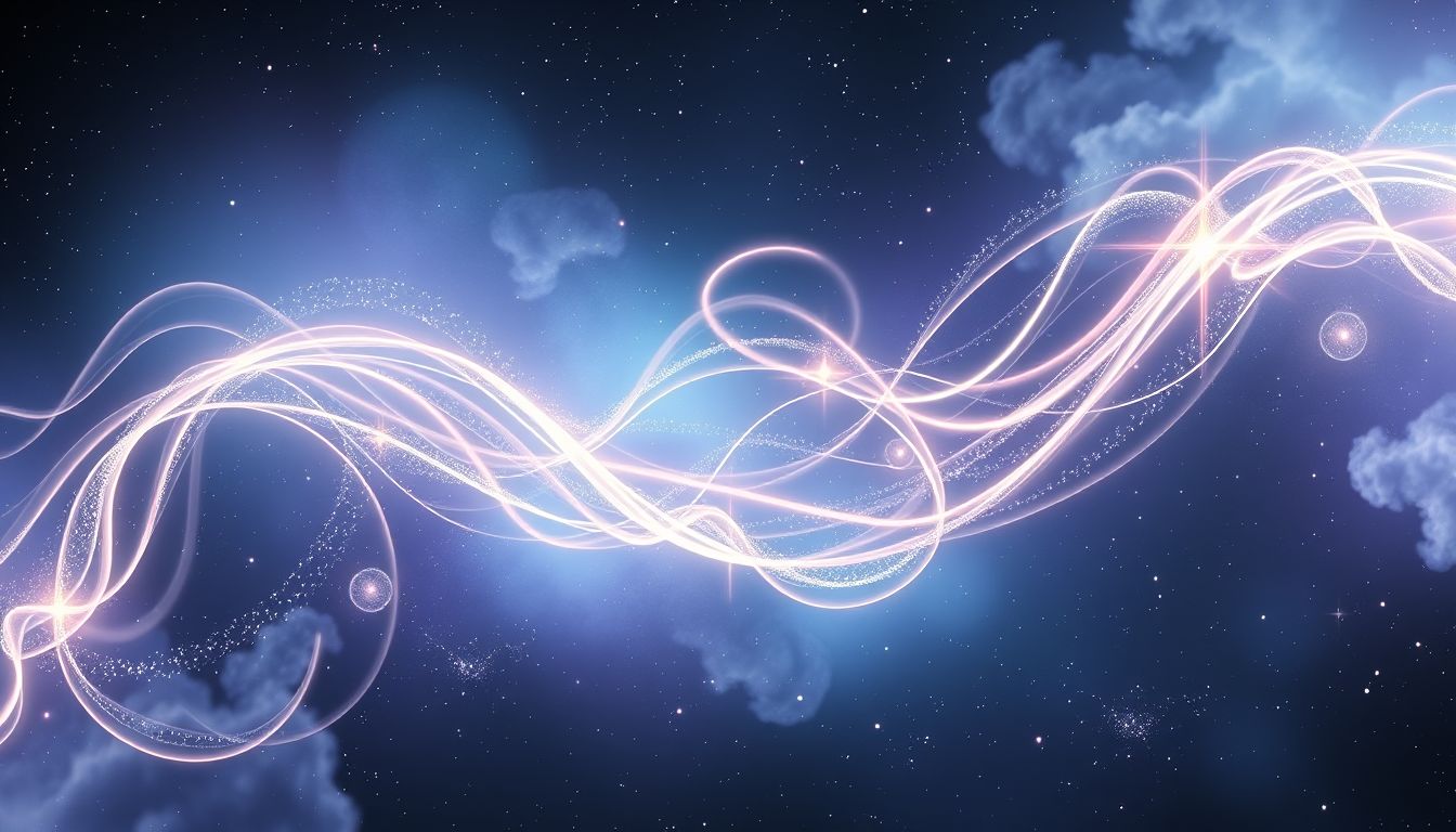 Ein sich zurückbildender Mäander symbolisiert Lebenswandel und Neuanfang.