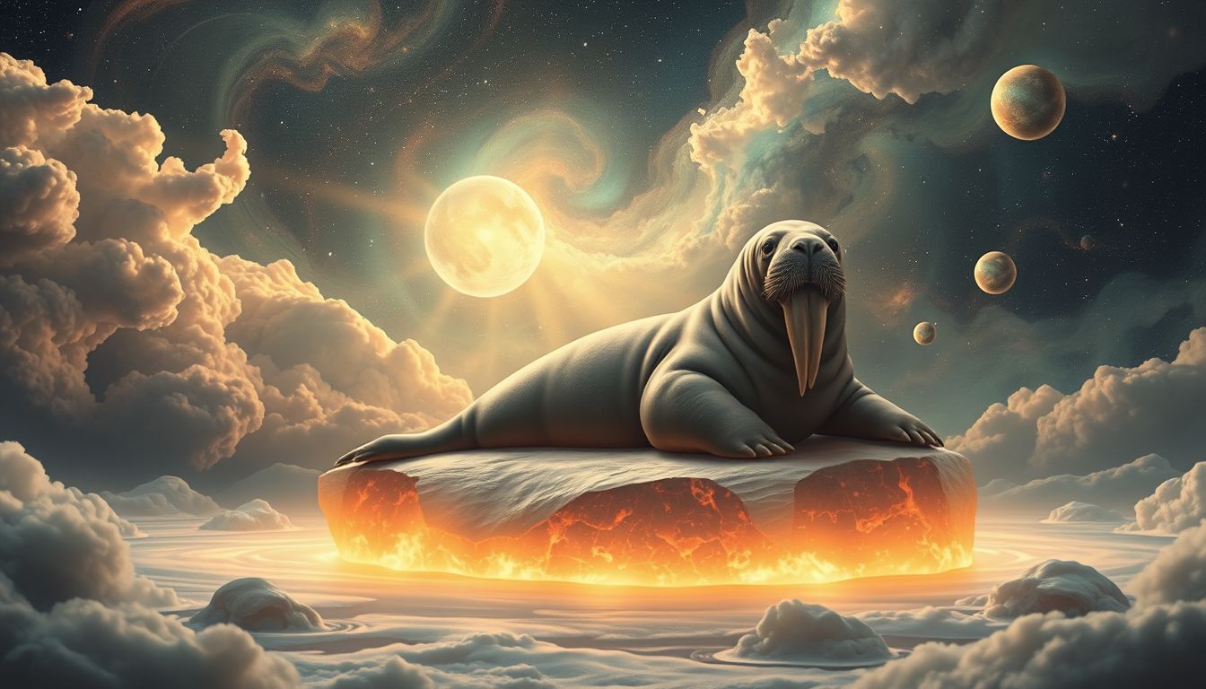 Ein Walross symbolisiert Verlangen nach Nähe und sozialer Verbindung.