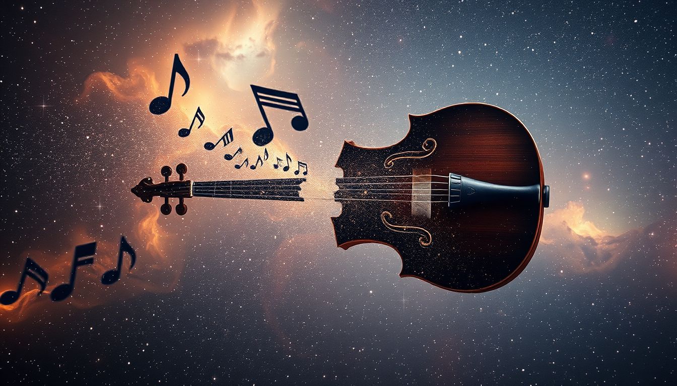 Ein kaputtes Instrument symbolisiert oft innere Konflikte im Traum.