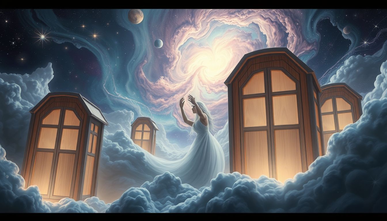 Sich in Vertäfelung verstecken symbolisiert Wunsch nach Schutz und Rückzug.