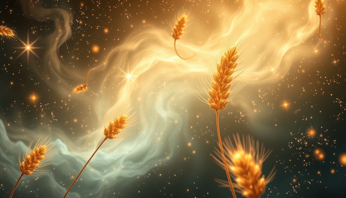 Leinsamen im Traum symbolisiert oft Fruchtbarkeit und neues Leben.