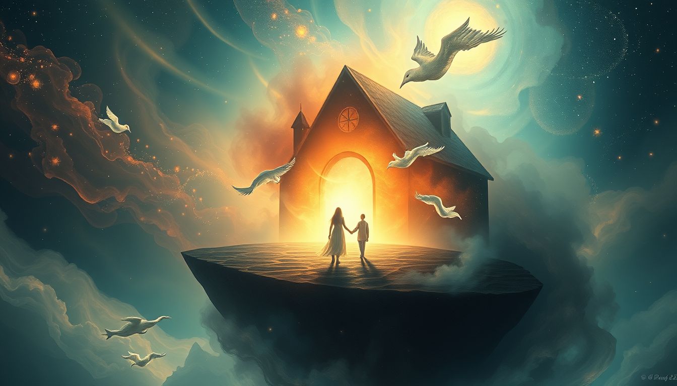 Ein Leichenzug vor dem Haus symbolisiert oft tiefgreifenden Neuanfang.