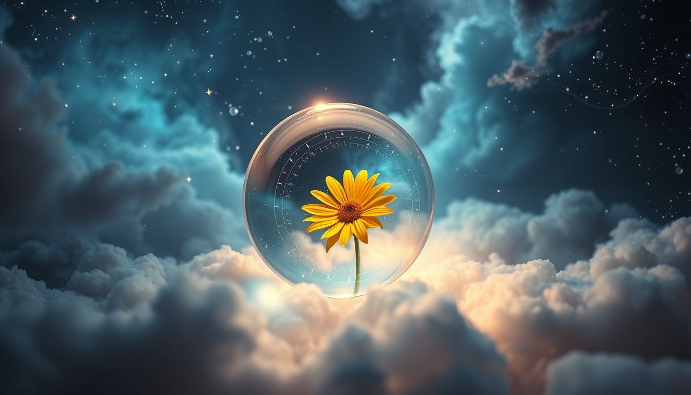 Das Spiegelbild von Arnika symbolisiert Heilung und Selbstreflexion.