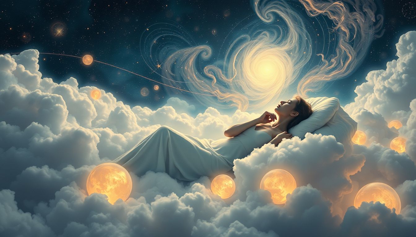 Traum 30 symbolisiert innere Ruhe durch tiefgründige Gespräche im Müßiggang.