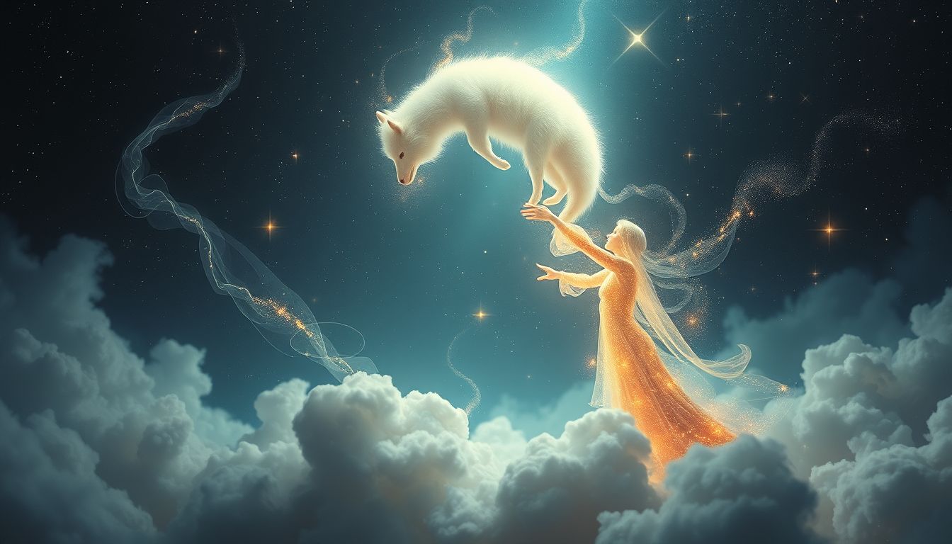 Das Vererben eines Kuppelfellmantels symbolisiert Schutz und Tradition.