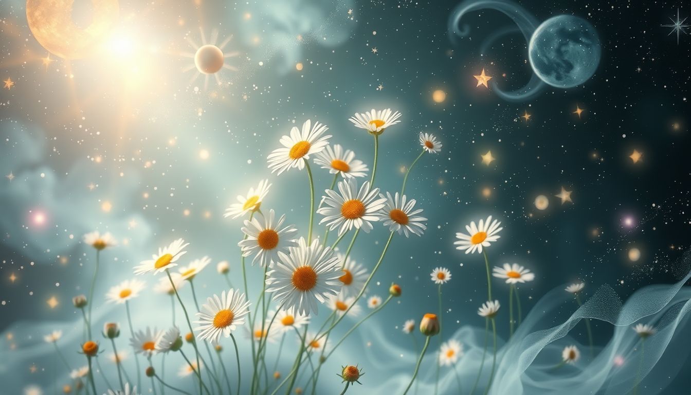 Träume von Gänseblümchen symbolisieren Unschuld und neue Anfänge.