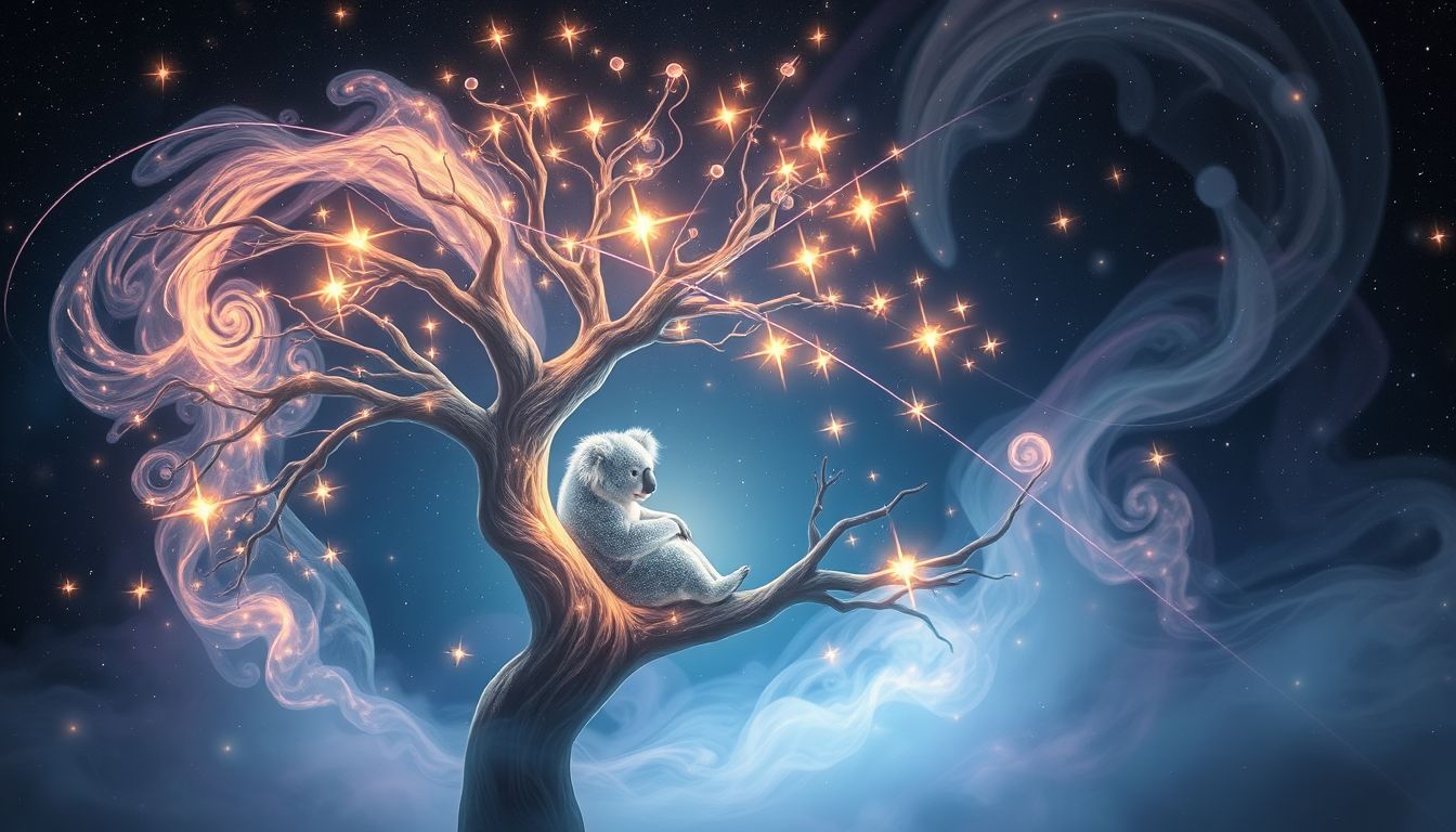 Ein Koala im Traum symbolisiert tiefe innere Ruhe und Ausgeglichenheit.