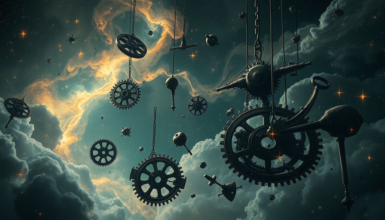 Eine verlassene Werkstatt symbolisiert innere Vernachlässigung und Stillstand.