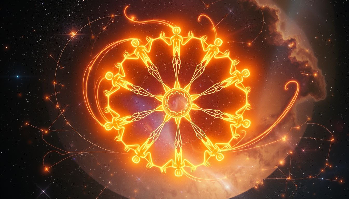 Traum 8 symbolisiert Erfolg durch Gemeinschaft und Teamzusammenhalt.