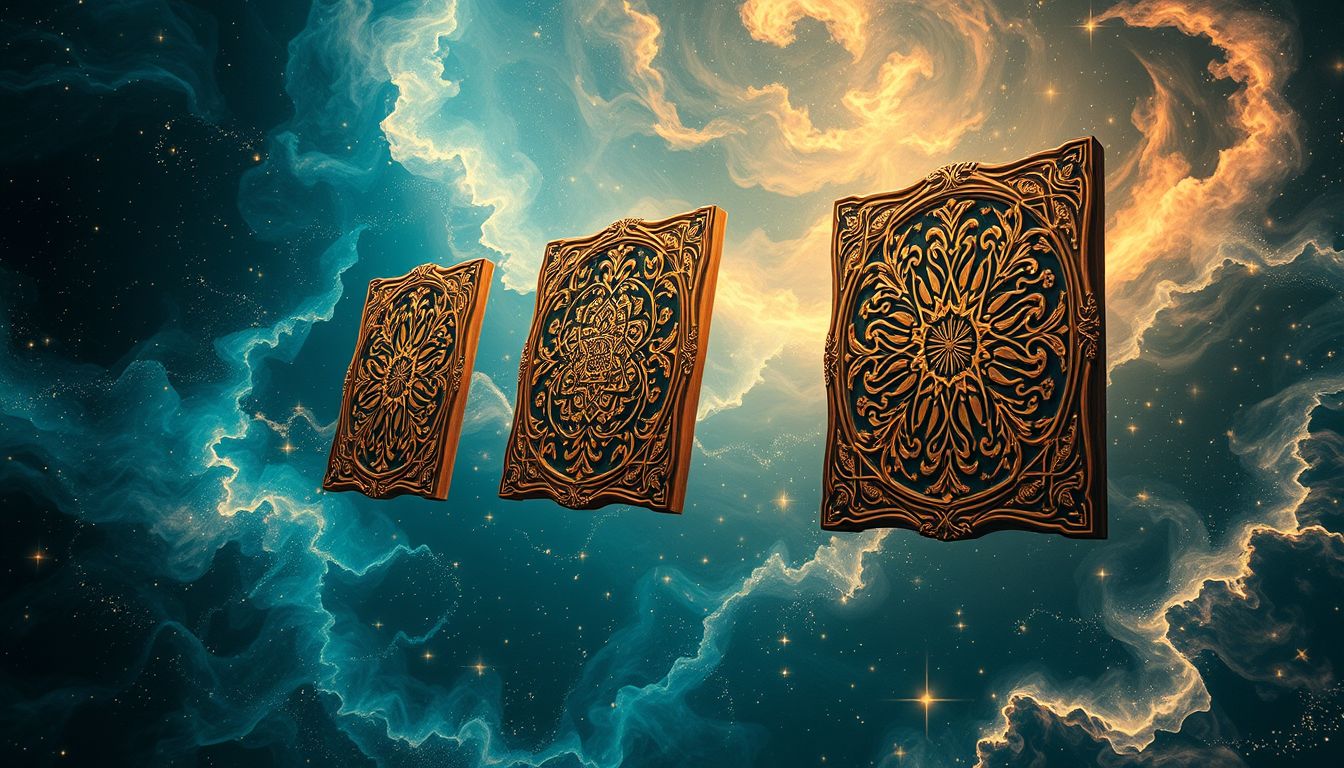 Traummuster in Vertäfelungen symbolisieren verborgene Gedanken und Gefühle.