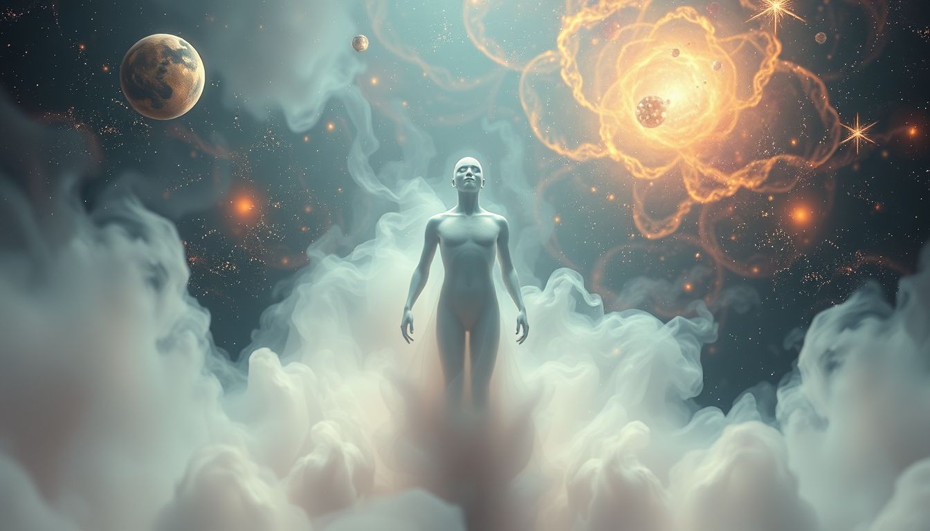 Ein verschwindender Bediensteter symbolisiert verlorene Kontrolle oder Unsicherheit.