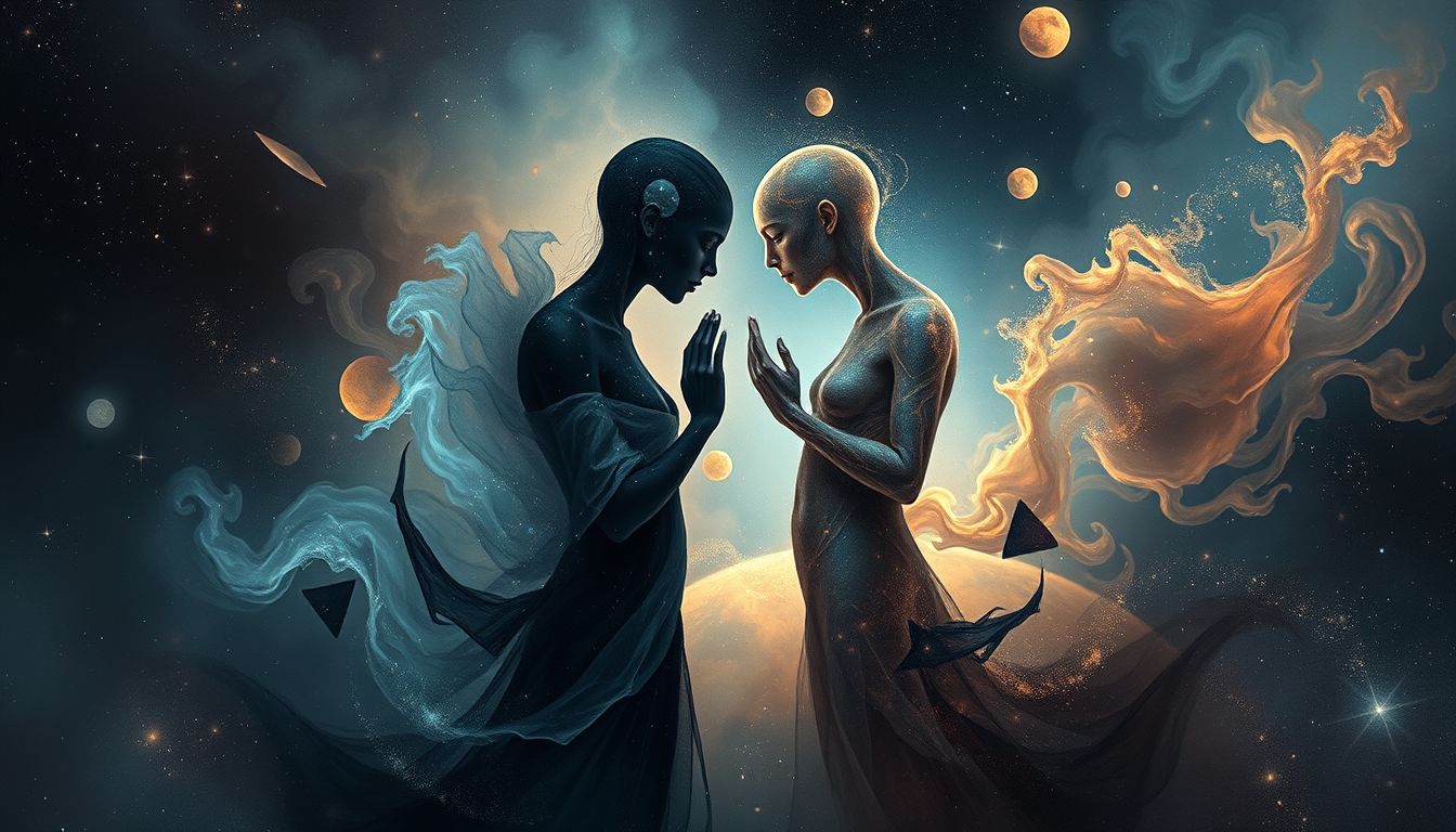 Neid in Träumen symbolisiert oft ungelöste persönliche Unsicherheiten.