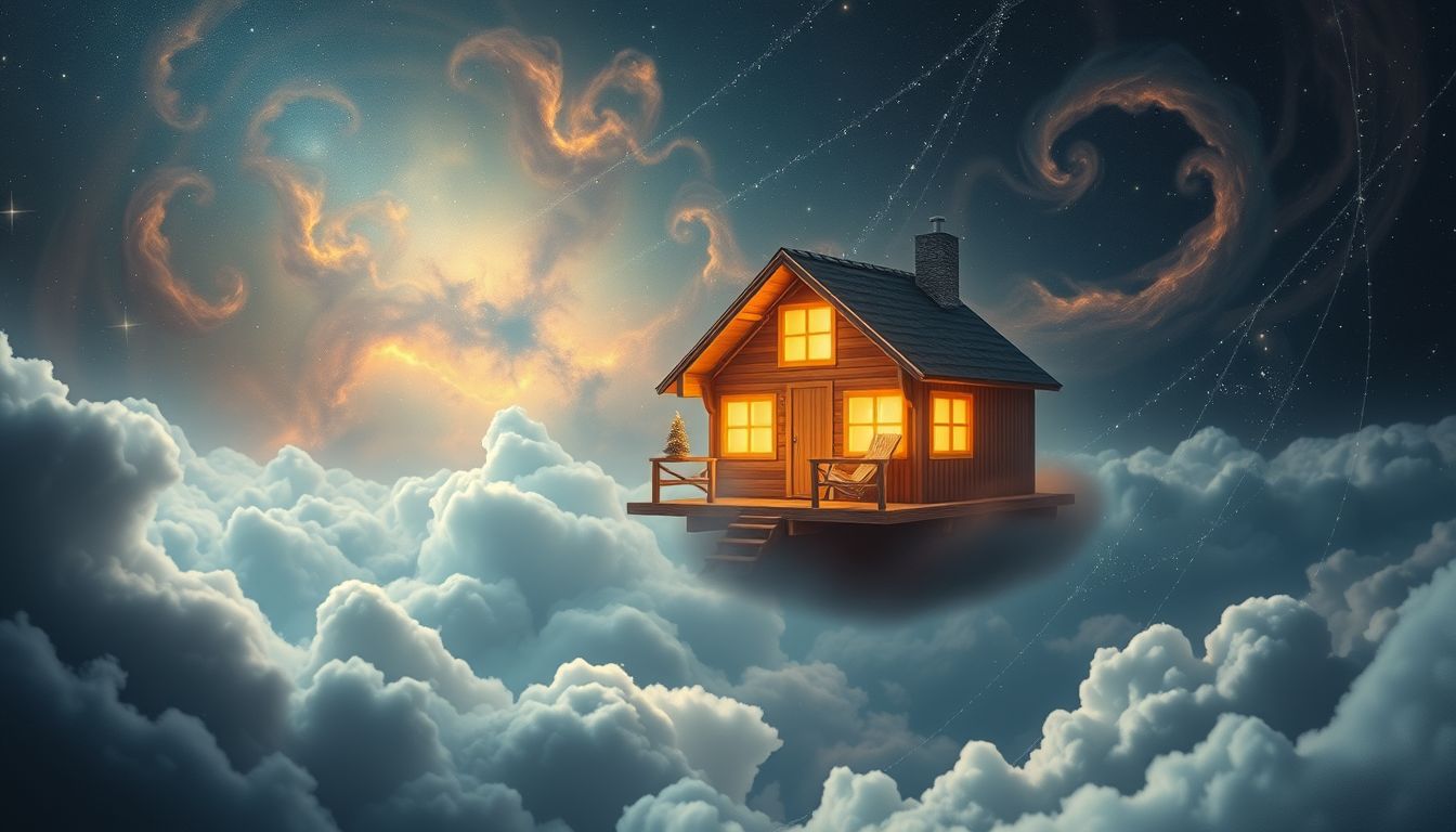 Träume von Hütten symbolisieren oft Sehnsucht nach Einfachheit und Ruhe.