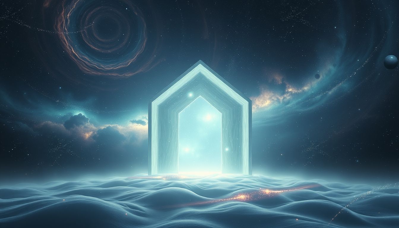 Eine Hütte ohne Tür symbolisiert unerwartete Veränderungen im Leben.