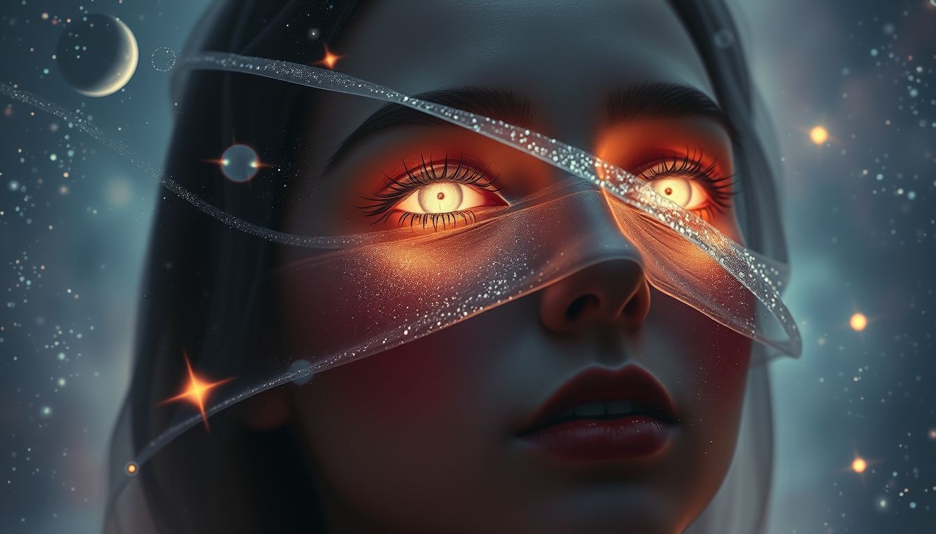 Geschminkte Wangen im Traum symbolisieren oft verborgene Täuschungen.