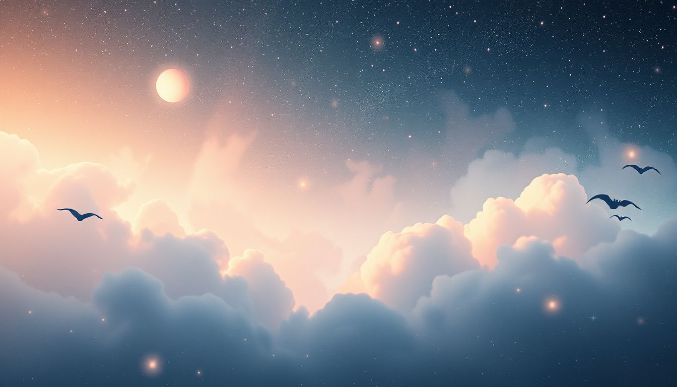 Naive Kunst im Traum symbolisiert Sehnsucht nach Unschuld und Klarheit.