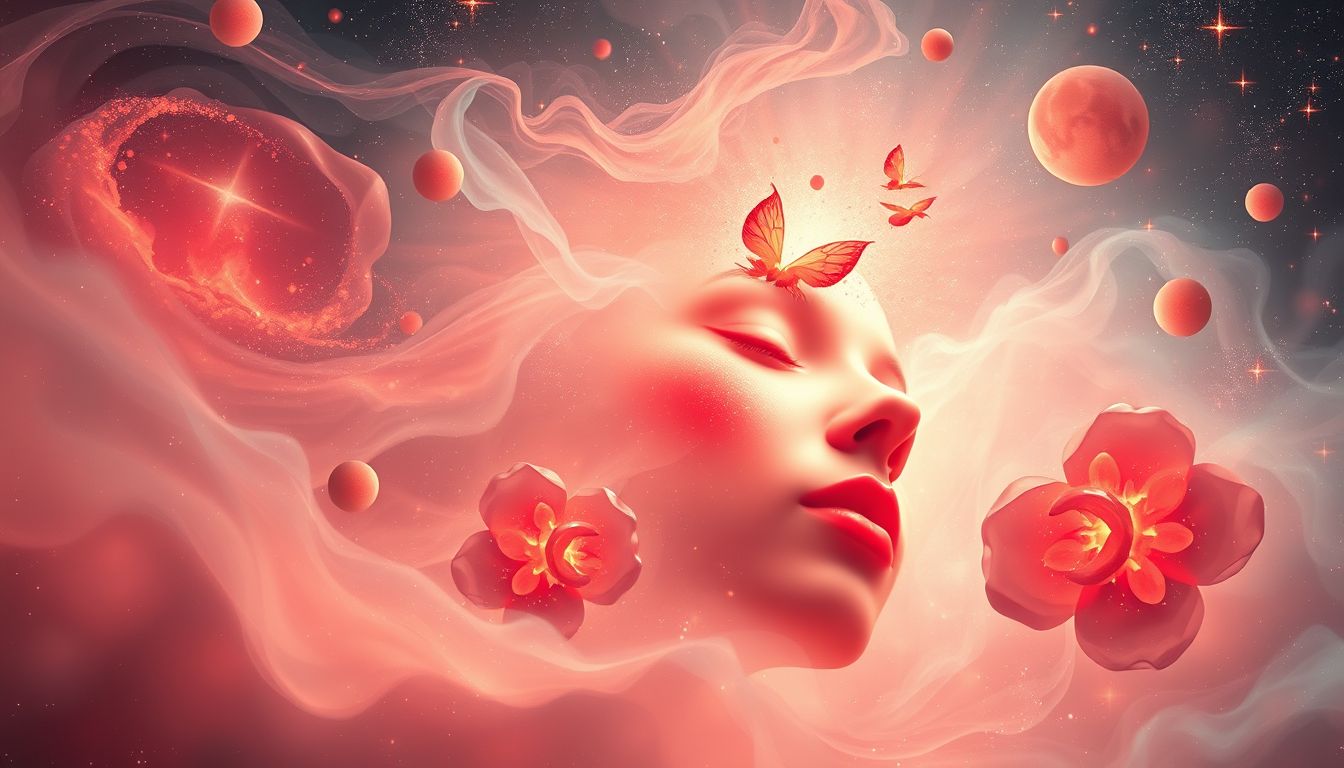 Rote Wangen im Traum symbolisieren lebendige Gesundheit und innere Stärke.