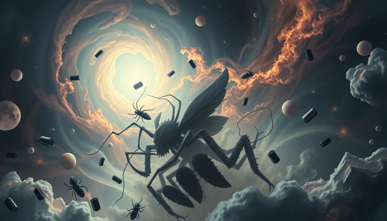 Träume von Ungeziefer in der Küche symbolisieren innere Kontrollverluste.