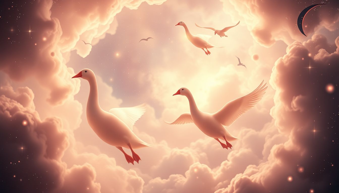 Die Gans symbolisiert im Traum oft Treue und Fürsorglichkeit.