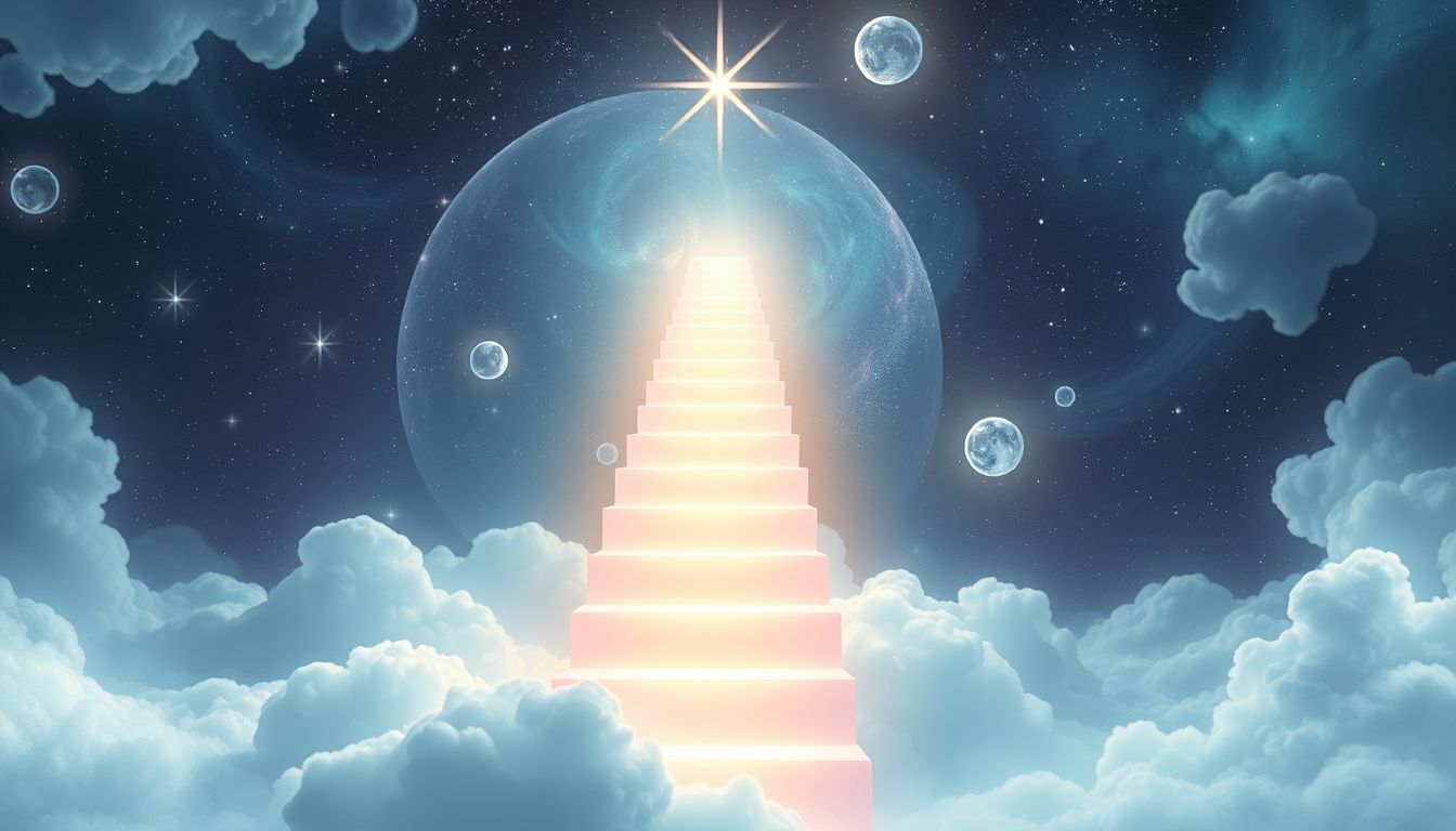 Treten nach oben symbolisiert oft ehrgeizigen sozialen und beruflichen Aufstieg.