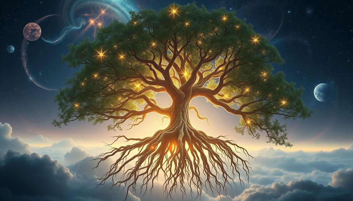 Ulmenwurzeln symbolisieren im Traum tiefe Verwurzelung und Stabilität.