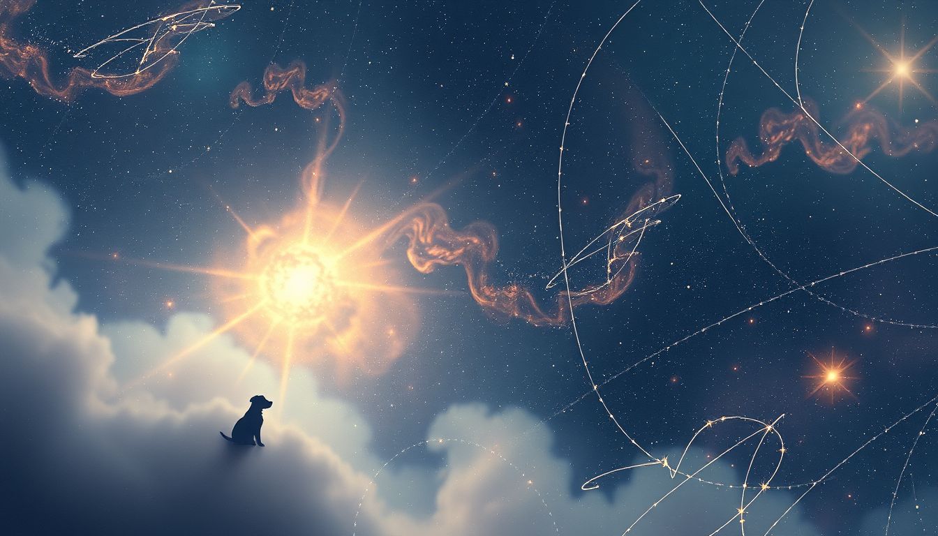 Ein verlorener Welpe symbolisiert tiefe Angst vor Verlust.