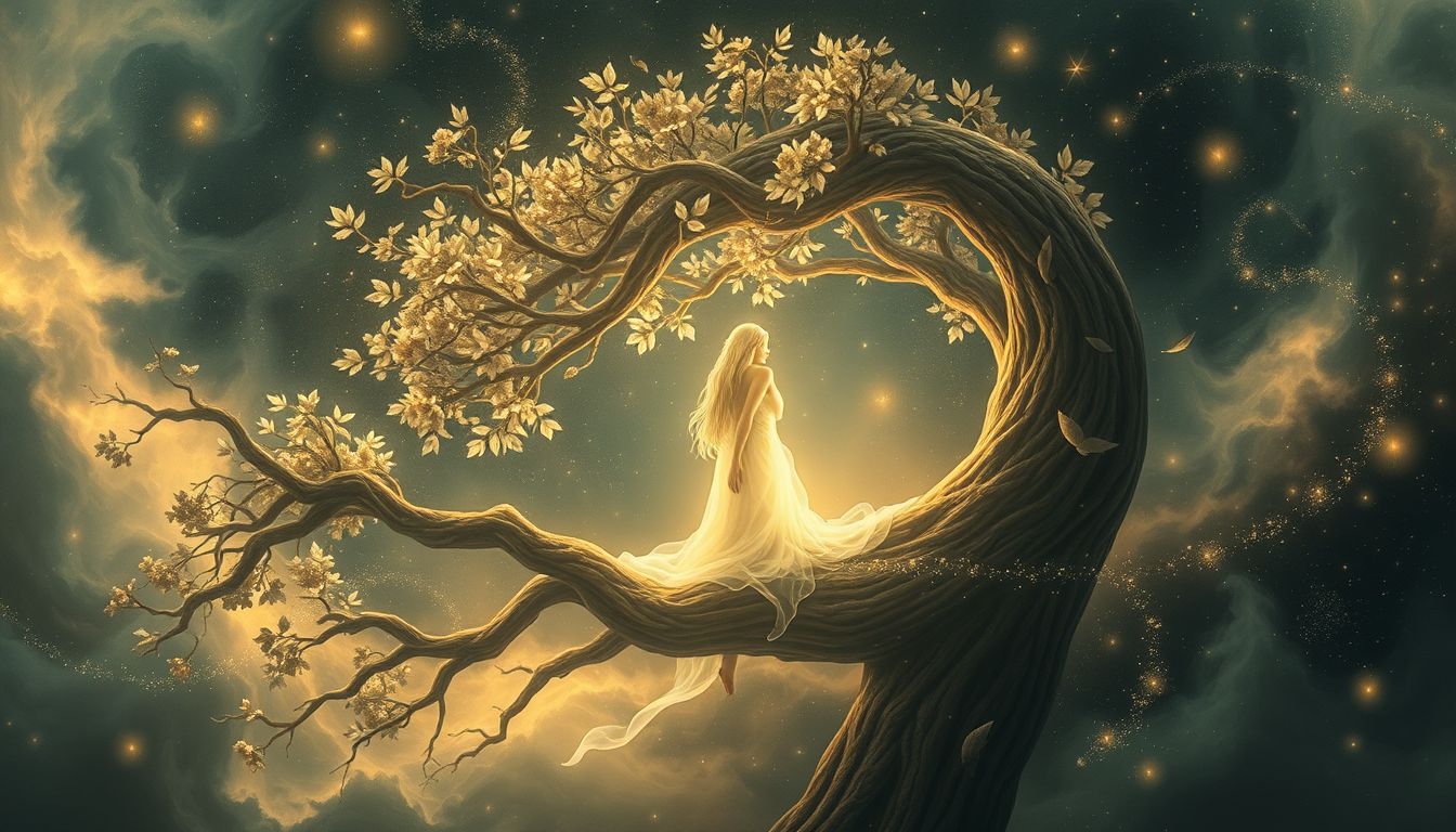 Von einer Ulme umarmt zu werden symbolisiert Geborgenheit und Schutz.