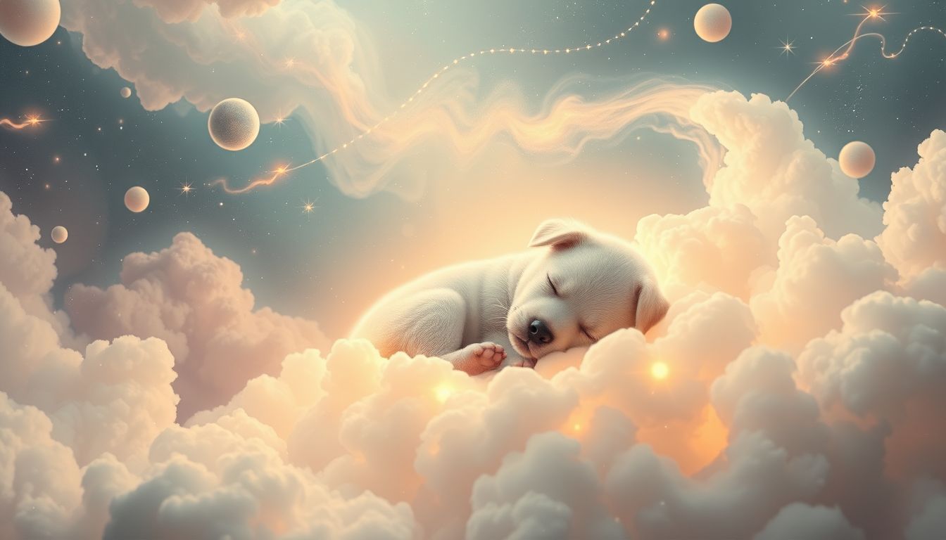 Welpen schlafen viel, um Wachstum und Gehirnentwicklung zu fördern.