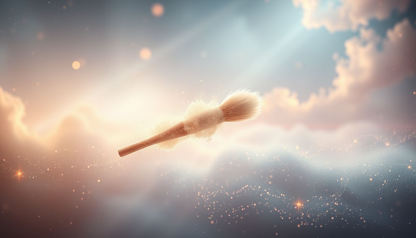 Ein neuer Staubpinsel im Traum symbolisiert frischen Lebensanfang.